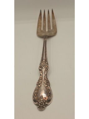 Vintage Wm. Rogers & Son Vintage Serving Meat Salad Fork - 8.5"